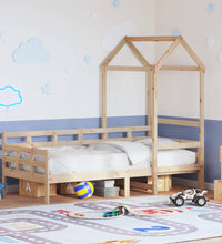 Tagesbett mit Dach 90x200 cm Massivholz Kiefer