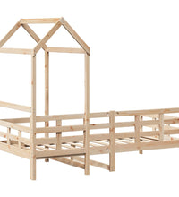 Tagesbett mit Dach 80x200 cm Massivholz Kiefer