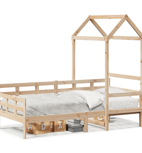 Tagesbett mit Dach 90x190 cm Massivholz Kiefer