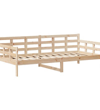 Tagesbett und Bank mit Dach 90x190 cm Kiefernholz