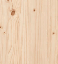 Esstisch O-Gestell 60x60x75,5 cm Massivholz Kiefer & Gusseisen