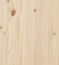 Esstisch O-Gestell 100x50x75,5 cm Massivholz Kiefer & Gusseisen