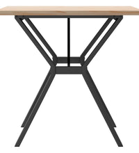 Esstisch Y-Gestell 80x80x75,5 cm Massivholz Kiefer & Gusseisen