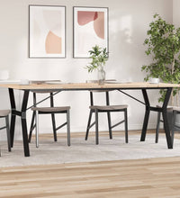 Esstisch Y-Gestell 200x100x75,5cm Massivholz Kiefer & Gusseisen