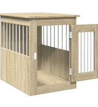 Hundekäfig im Möbelstil Sonoma-Eiche 45x62x59 cm Holzwerkstoff