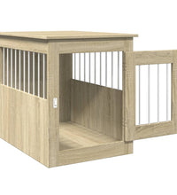Hundekäfig im Möbelstil Sonoma-Eiche 55x75x65 cm Holzwerkstoff