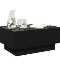 LED-Couchtisch Schwarz 70x50x30 cm Holzwerkstoff