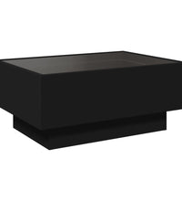 LED-Couchtisch Schwarz 70x50x30 cm Holzwerkstoff