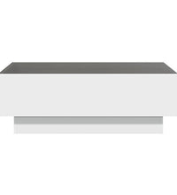 LED-Couchtisch Weiß 90x50x30 cm Holzwerkstoff