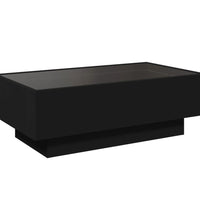 LED-Couchtisch Schwarz 90x50x30 cm Holzwerkstoff