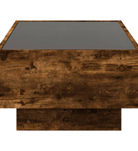 LED-Couchtisch Räuchereiche 90x50x30 cm Holzwerkstoff