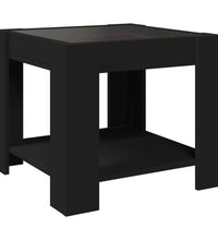 LED-Couchtisch Schwarz 53x53x45 cm Holzwerkstoff