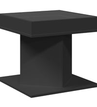 LED-Couchtisch Schwarz 50x50x45 cm Holzwerkstoff