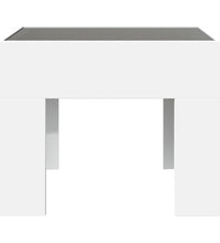 Couchtisch mit Infinity-LED Weiß 40x40x30 cm