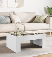 Couchtisch mit Infinity-LED Weiß 70x50x30 cm