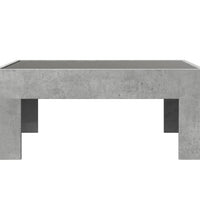 Couchtisch mit Infinity-LED Betongrau 70x50x30 cm