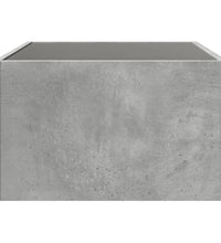 Couchtisch mit Infinity-LED Betongrau 70x50x30 cm