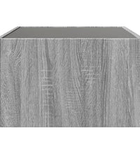 Couchtisch mit Infinity-LED Grau Sonoma 70x50x30 cm