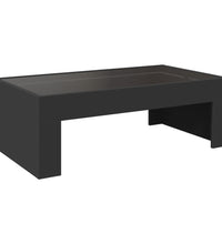 Couchtisch mit Infinity-LED Schwarz 90x50x30 cm