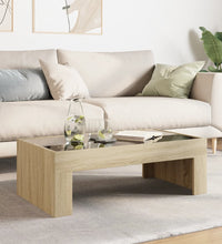 Couchtisch mit Infinity-LED Sonoma-Eiche 90x50x30 cm