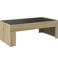 Couchtisch mit Infinity-LED Sonoma-Eiche 90x50x30 cm