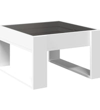 Couchtisch mit Infinity-LED Weiß 50x53x30 cm