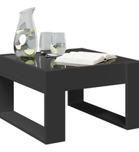 Couchtisch mit Infinity-LED Schwarz 50x53x30 cm