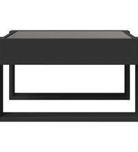 Couchtisch mit Infinity-LED Schwarz 50x53x30 cm