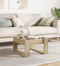 Couchtisch mit Infinity-LED Sonoma-Eiche 50x53x30 cm