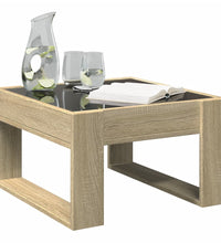 Couchtisch mit Infinity-LED Sonoma-Eiche 50x53x30 cm