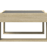 Couchtisch mit Infinity-LED Sonoma-Eiche 50x53x30 cm