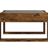 Couchtisch mit Infinity-LED Räuchereiche 50x53x30 cm