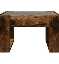 Couchtisch mit Infinity-LED Räuchereiche 50x53x30 cm