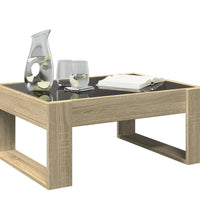 Couchtisch mit Infinity-LED Sonoma-Eiche 70x53x30 cm