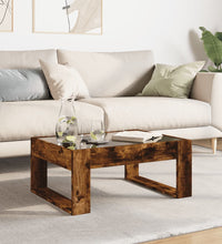 Couchtisch mit Infinity-LED Räuchereiche 70x53x30 cm