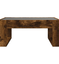 Couchtisch mit Infinity-LED Räuchereiche 70x53x30 cm