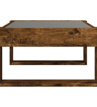 Couchtisch mit Infinity-LED Räuchereiche 70x53x30 cm