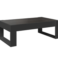 Couchtisch mit Infinity-LED Schwarz 90x53x30 cm