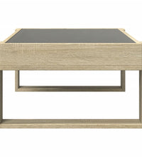 Couchtisch mit Infinity-LED Sonoma-Eiche 90x53x30 cm