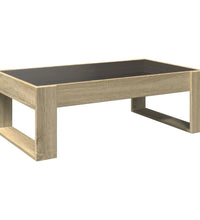 Couchtisch mit Infinity-LED Sonoma-Eiche 90x53x30 cm