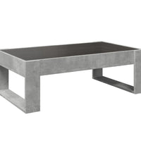 Couchtisch mit Infinity-LED Betongrau 90x53x30 cm