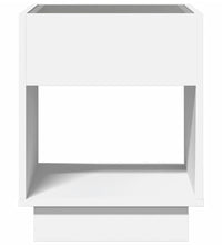 Couchtisch mit Infinity-LED Weiß 40x40x50 cm