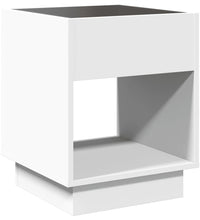 Couchtisch mit Infinity-LED Weiß 40x40x50 cm