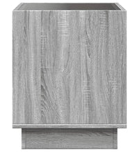 Couchtisch mit Infinity-LED Grau Sonoma 40x40x50 cm