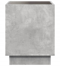 Couchtisch mit Infinity-LED Betongrau 50x50x50 cm