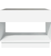 Couchtisch mit Infinity-LED Weiß 70x50x50 cm