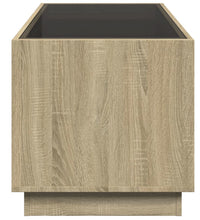 Couchtisch mit Infinity-LED Sonoma-Eiche 70x50x50 cm