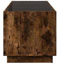 Couchtisch mit Infinity-LED Räuchereiche 70x50x50 cm