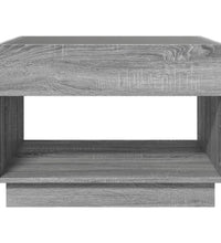 Couchtisch mit Infinity-LED Grau Sonoma 70x50x50 cm