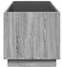 Couchtisch mit Infinity-LED Grau Sonoma 70x50x50 cm